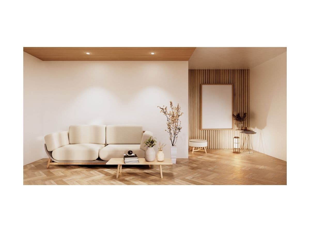 Doğal Işıklı Minimalist Salon